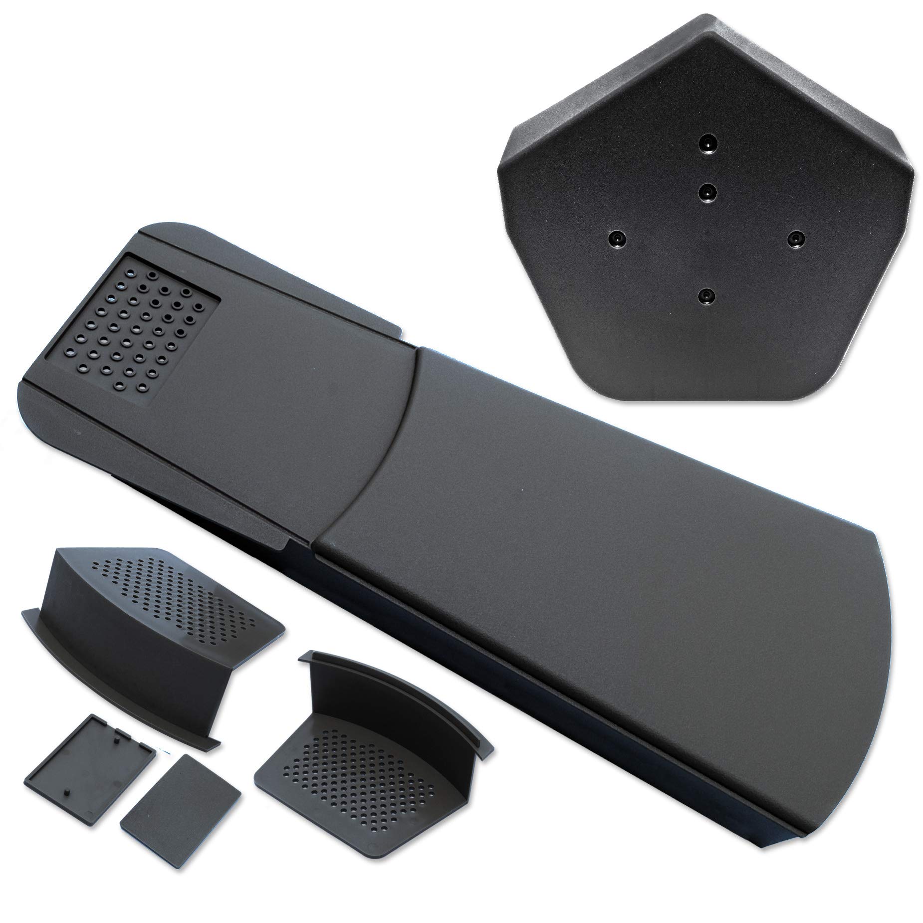 EasyVerge U Dry Verge Roof Kit - 50 Units, Universal Angle, Grey