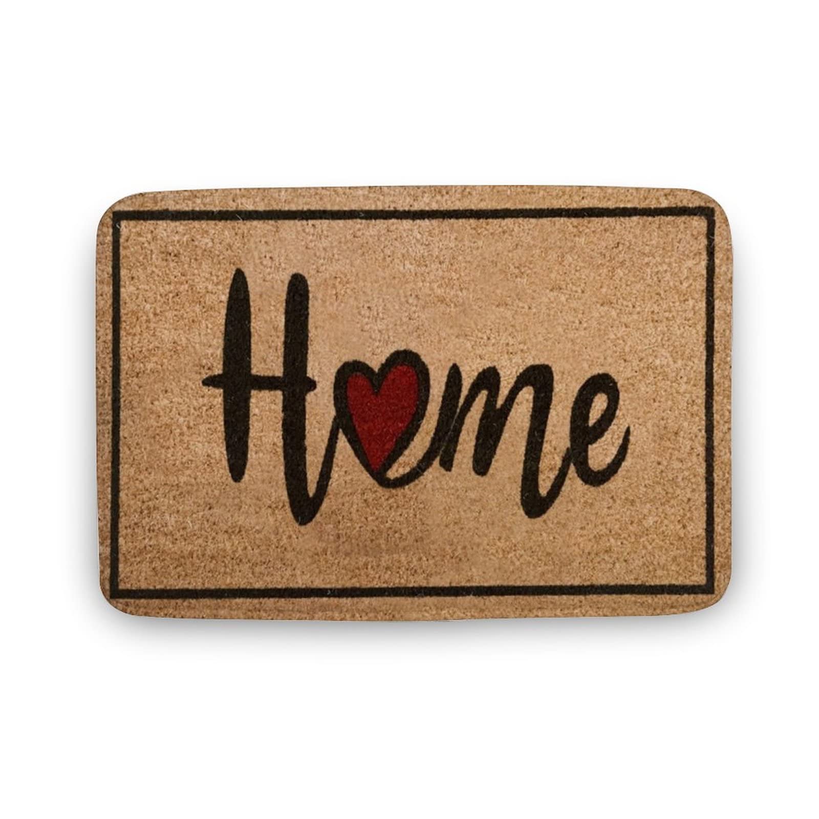 Ensound Home Love Doormat,Heart Doormat,Home Gift Doormat,Heart Gift Outdoor Doormat,New Home Gift,Wedding Gift,Home Decor,Welcome Mat,Indoor Doormat,Front Back Door Mat 24X16 Inch