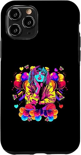 Miniatura 11 de iPhone 11 Pro Max Streetwear synthwave 80s 90s retro anime Emo clown fashion Case