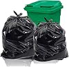 Homewise 20 Thick Bin Bags Extra Heavy Duty 100L Bin Bag Refuse Sacks Pack Of 20 Eco Friendly Black Bags For Rubbish Home Offices Garden Thick Extra Strong Bin Liners Made from Recycled Material