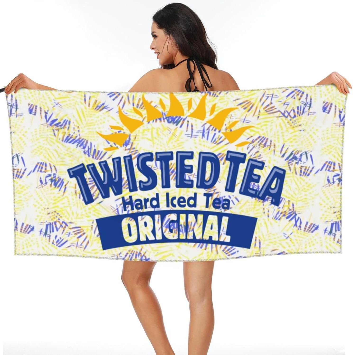 VITACEUTICS Beach Towel, Novelty Graphic Towels, Lightweight Highly Absorbent Wrap Bath Towels Large Pool Towel for Men Women 31.5"X63"