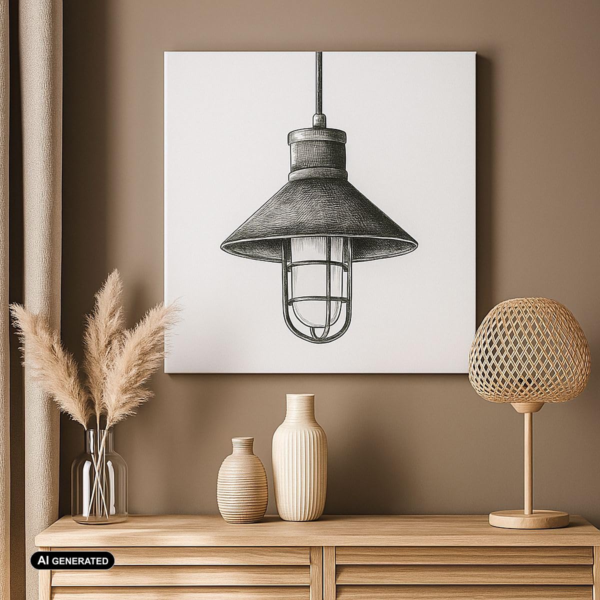 Stampe da Parete Moderne 70x70 cm Quadro su Tela Bianco e Nero Altro - 5287