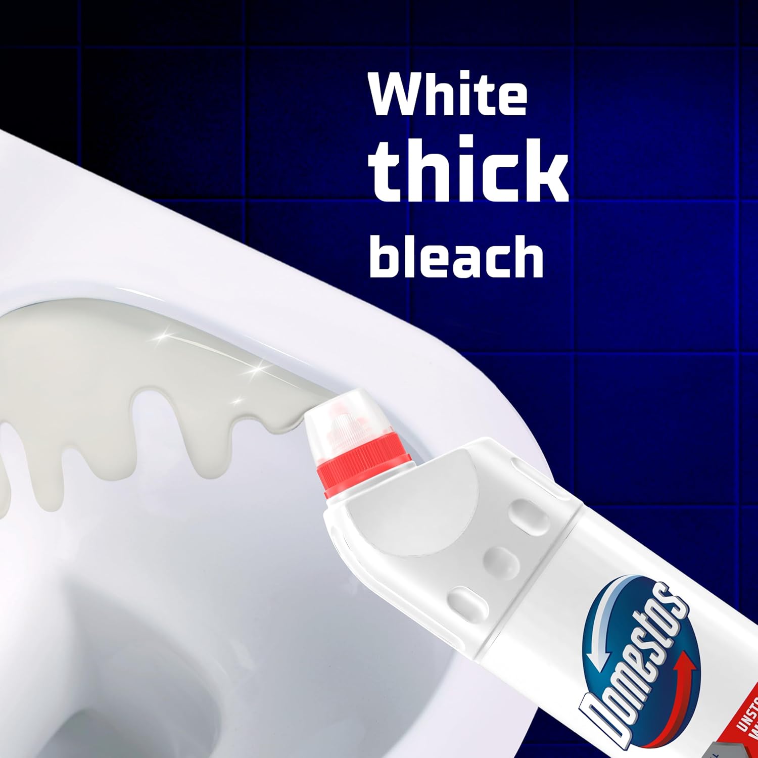 Domestos White & Sparkle Thick Bleach disinfectant that eliminates 99.99% of bacteria and viruses* unstoppable whitening power 750 ml — image 3