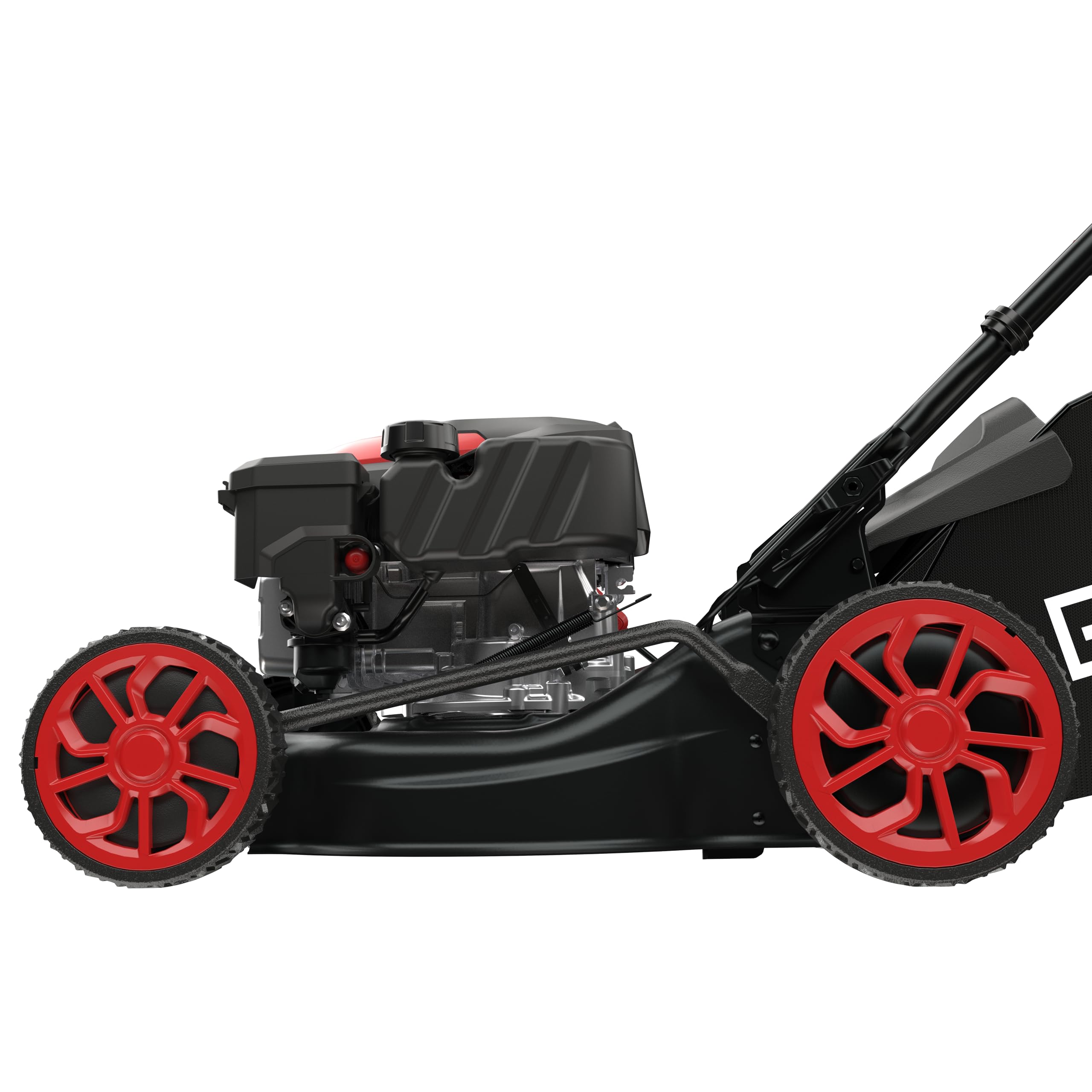 Güde EW 410-144 R Eco Wheeler - Cortacésped de gasolina - Motor de 4 tiempos, cilindrada de 144 centímetros cúbicos, 2,5 kilovatios, 3,4 CV, ancho de corte de 41 centímetros, ajuste de altura de corte