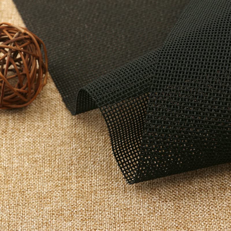 Tela de malla Teslin de 1,5 m de ancho para bricolaje, oficina, playa, salón, silla, mantel individual grueso, impermeable, tela de PVC para exteriores (3 MX1,5 M)