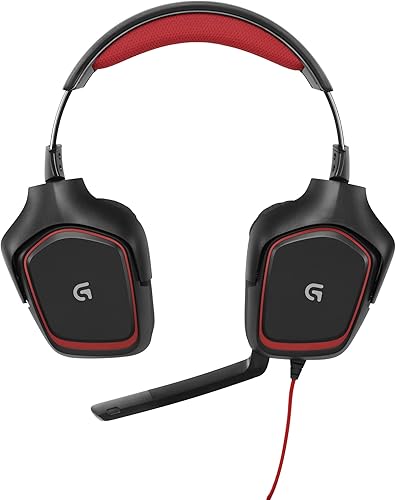Miniatura 2 de Logitech G230 Auriculares Stereo Gaming con micrófono, Negro, Rojo
