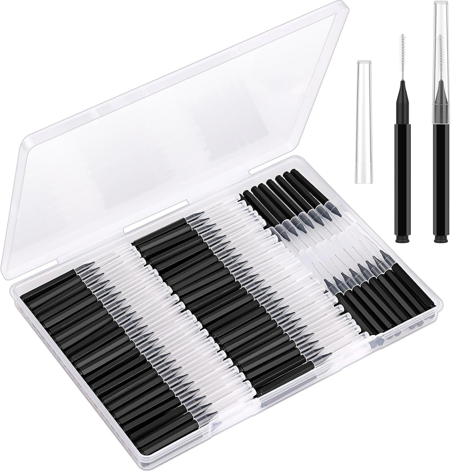 Micro Eyebrow Brush with - Eyebrow Tinting, Lash Filler, Brow