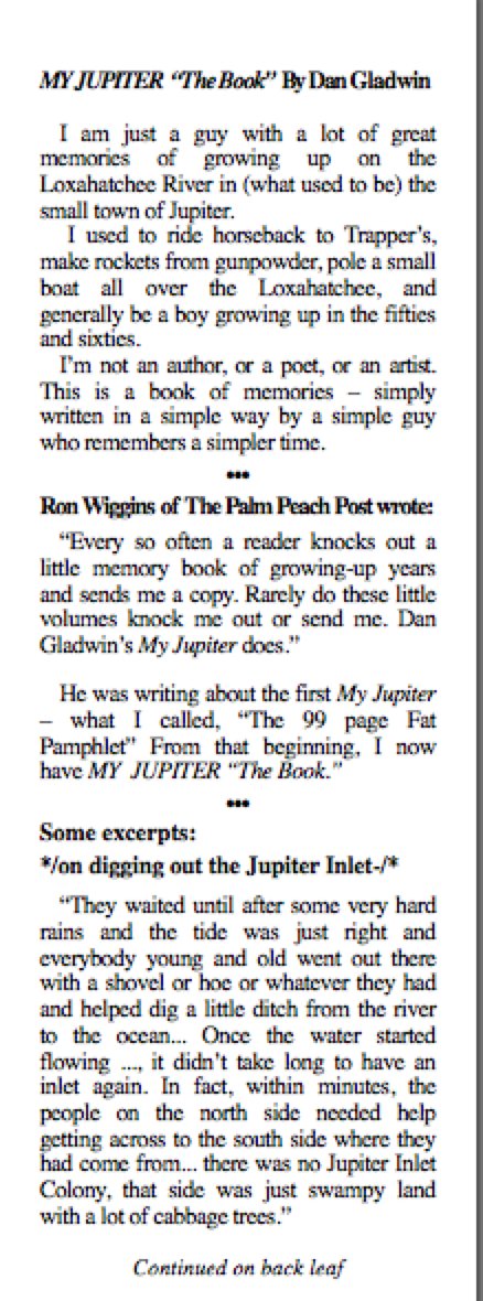 MY JUPITER, The Book