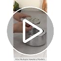 Image of Hawkins Pressure Cooker Steaming Grid 11cm | GRID | Steaming Rack for Food & Containers | ISI Certified | Silver (GRID11SS)