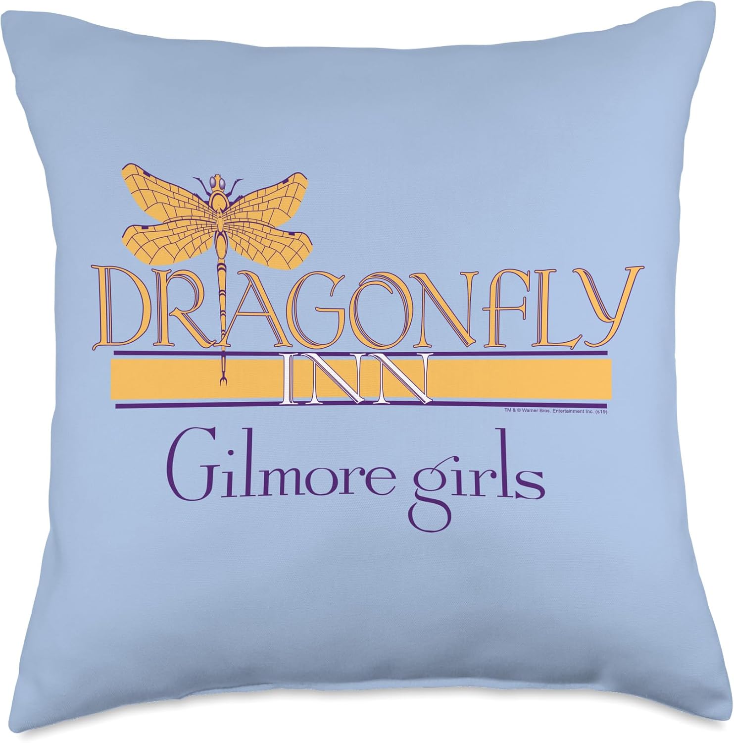 Gilmore Girls Dragonfly Inn Logo Throw Pillow