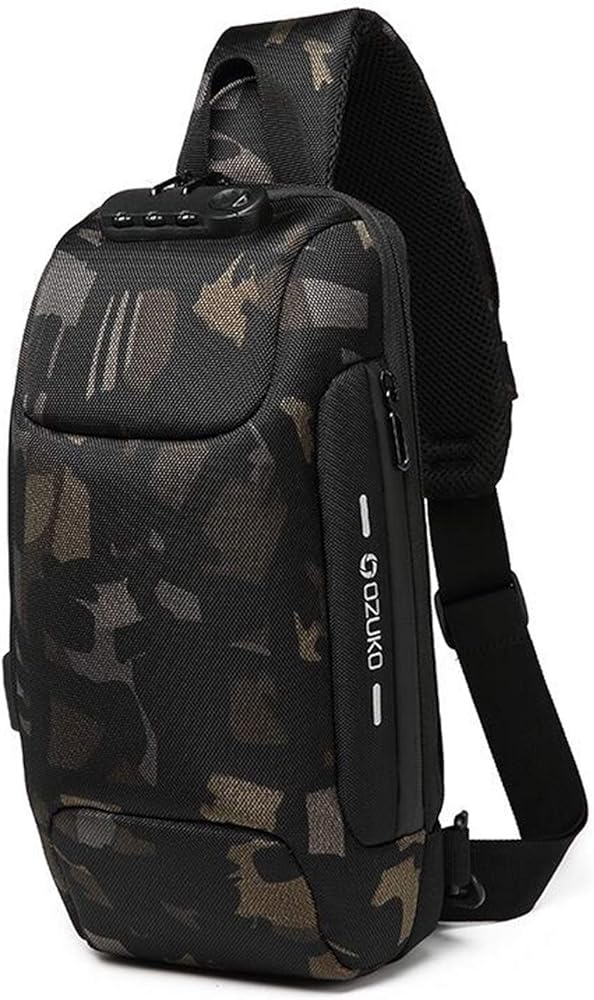 Amazon.co.jp: [FANDARE] ボディバッグ メンズ TSAロック 斜めがけワン