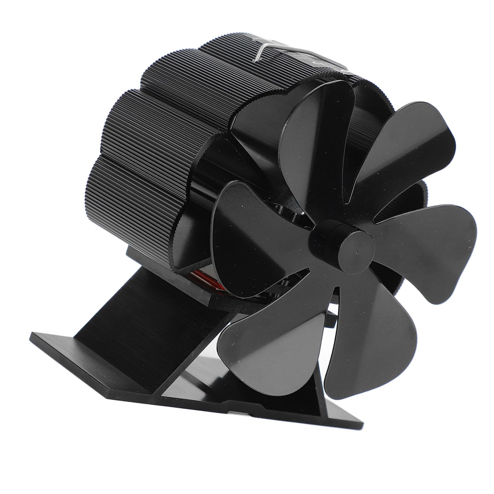 Ventilatore per Caminetto Alimentato a Calore, Distribuzione del Calore Efficiente e Silenziosa in Lega di Alluminio Fino a 482F per Uso in Stufe a Legna e Caminetti