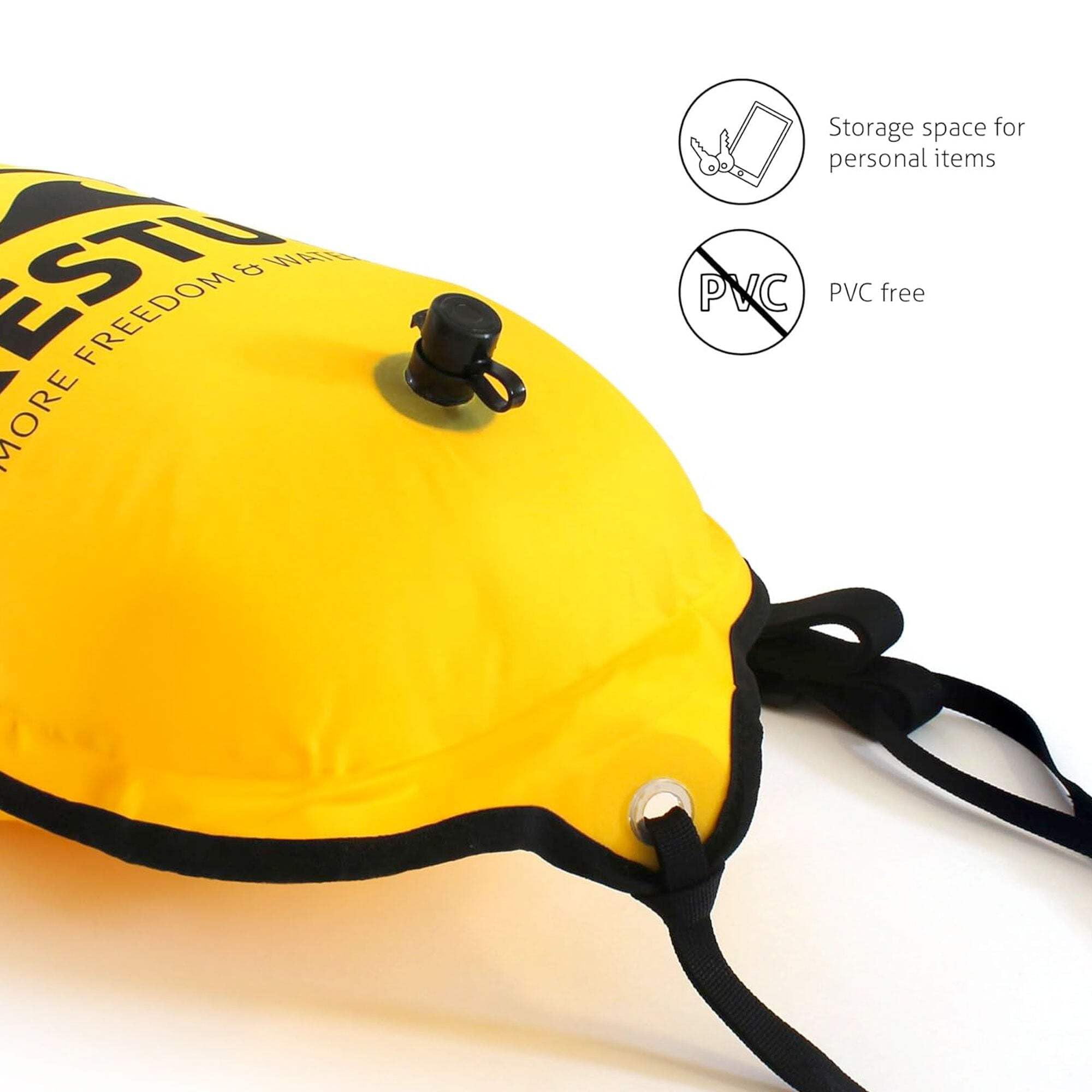 Restube Boa per Nuoto in Acque Aperte, Borsa Impermeabile Senza PVC per Maggiore Visibilità Durante le Nuotate, Sacca Galleggiante Impermeabile per Triathlon e Amanti degli Sport Acquatici