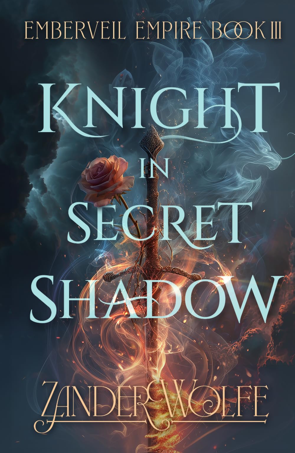 Knight in Secret Shadow: A Dragon Rider Romantasy (Emberveil Empire)