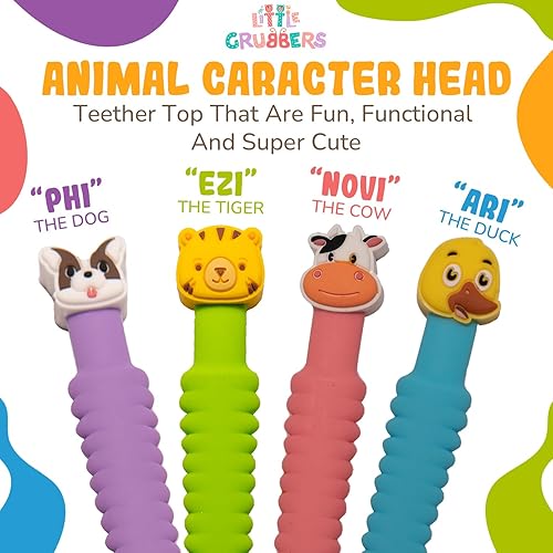 Miniatura 5 de Cuchara de silicona 3 en 1 para bebé de alimentación autónoma durante más de 6 meses, cuchara mordedor pediátrica diseñada por OT, utensilios para