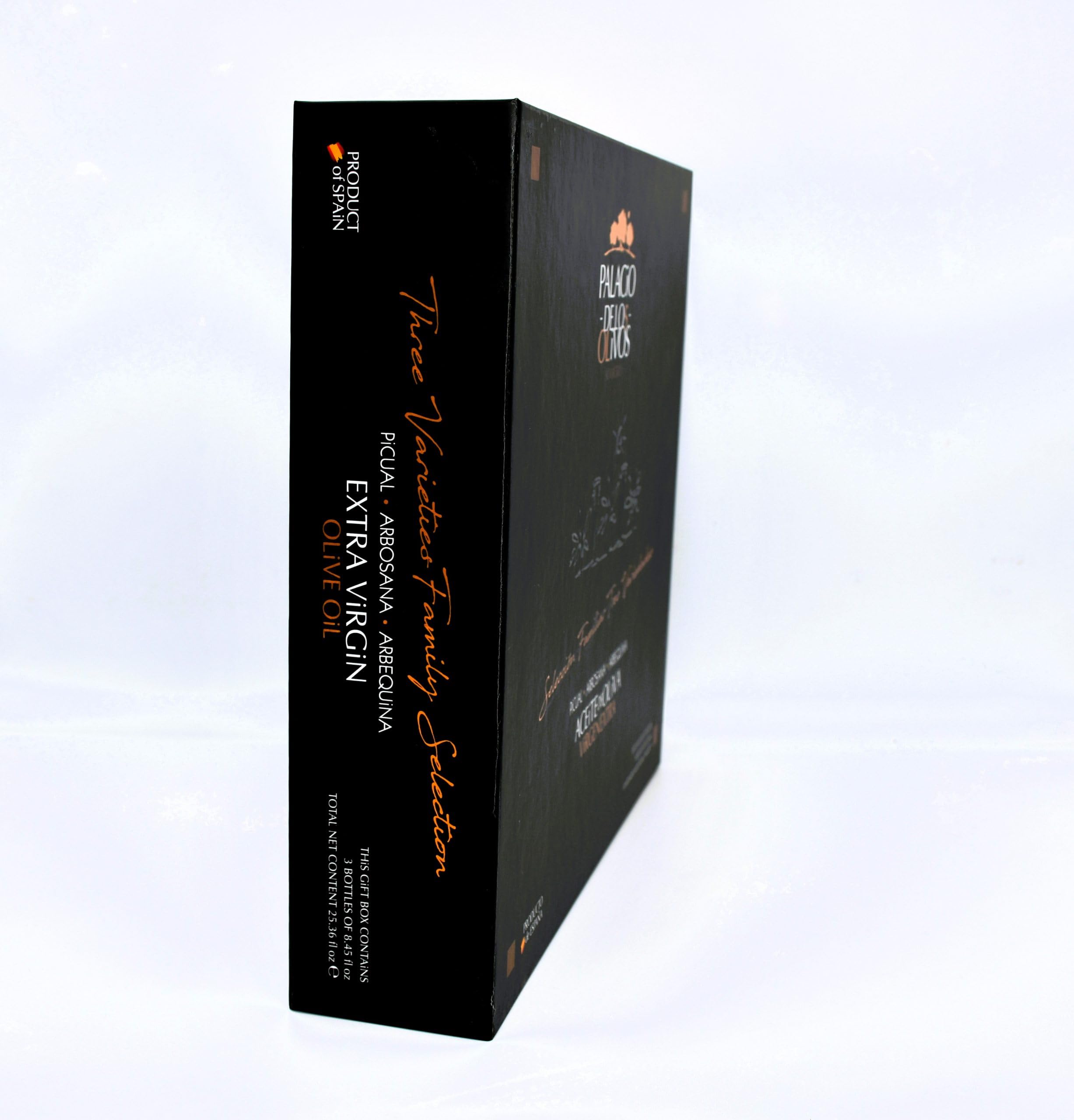 PALACIO DE LOS OLIVOS | Familien-Geschenkset: Drei Sorten natives Olivenöl extra – 3 x 250 ml