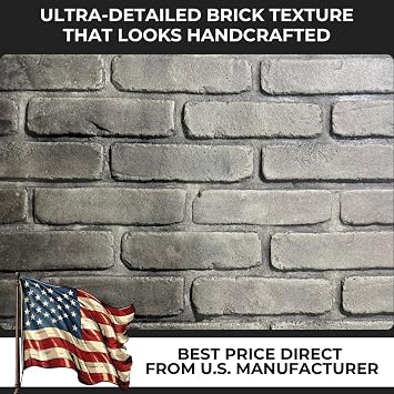 Concrete Roller Stamps 3.5x11 Polyurethane Texturing Tool for Brick Patterns Made in USA | DIY & Professional Use for Walkways, Patios & Borders | RL 11611/1