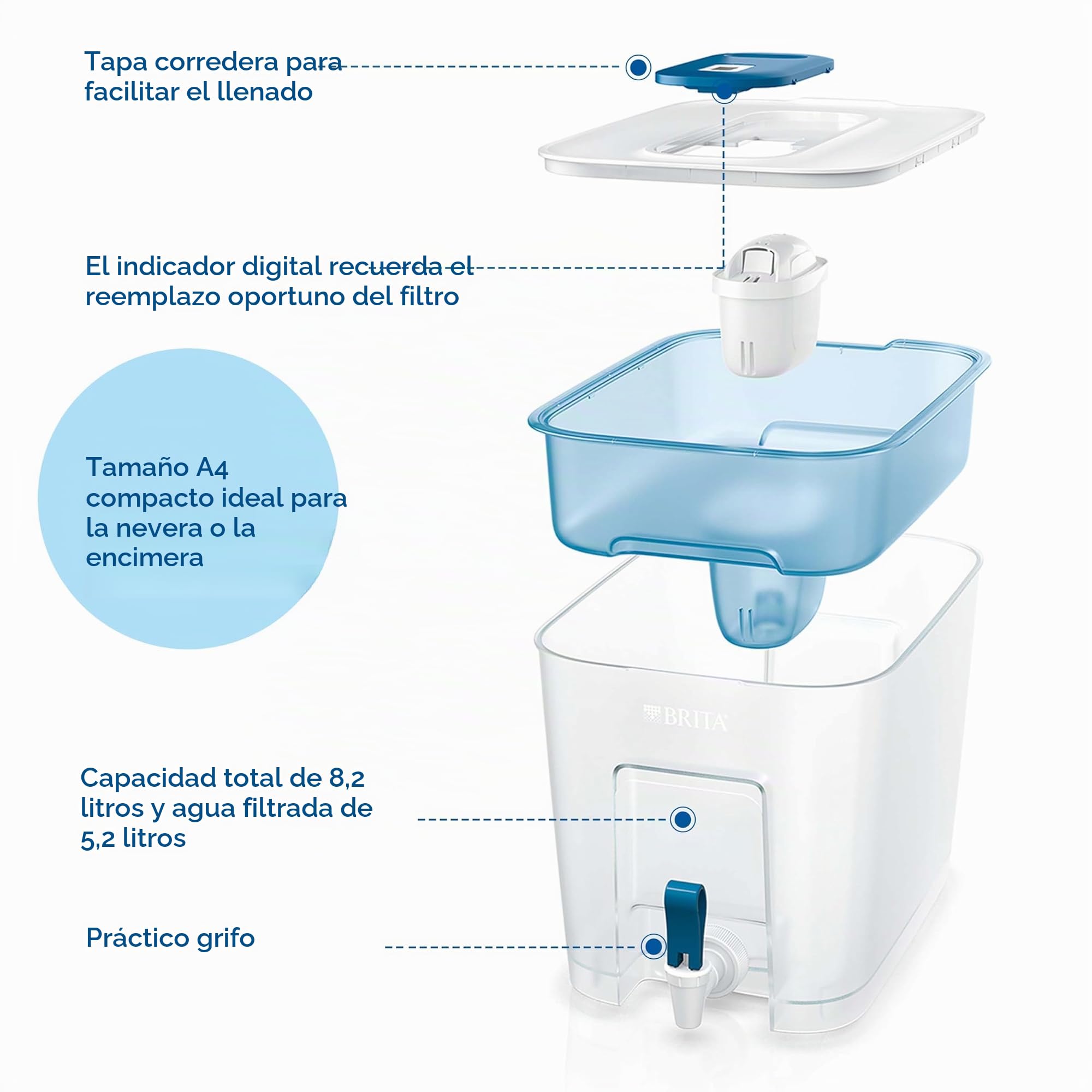 BRITA Flow Cool Water Filter Tank