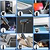 Compressed Air Duster Cleaner, 3-Speed Cordless 50000 RPM Electric Air Duster Rechargable with 8 Switchable Nozzles,Compressed Air Duster with LED Light for PC Laptop Computers Keyboard