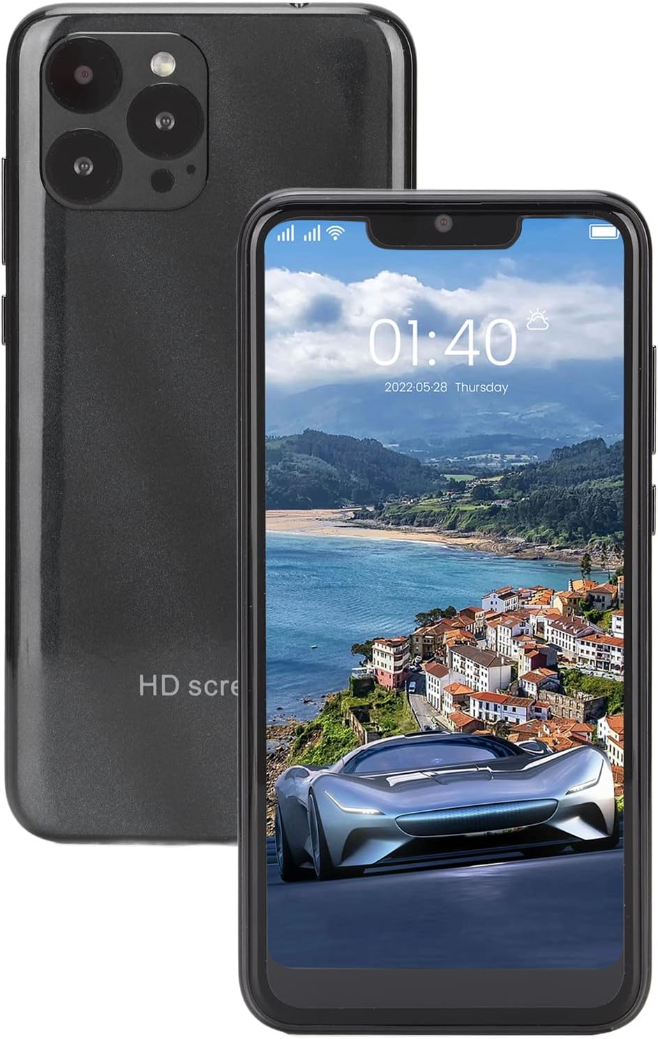 Zyyini IP13 Pro Unlocked Cell Phone, 6.1inch HD Display