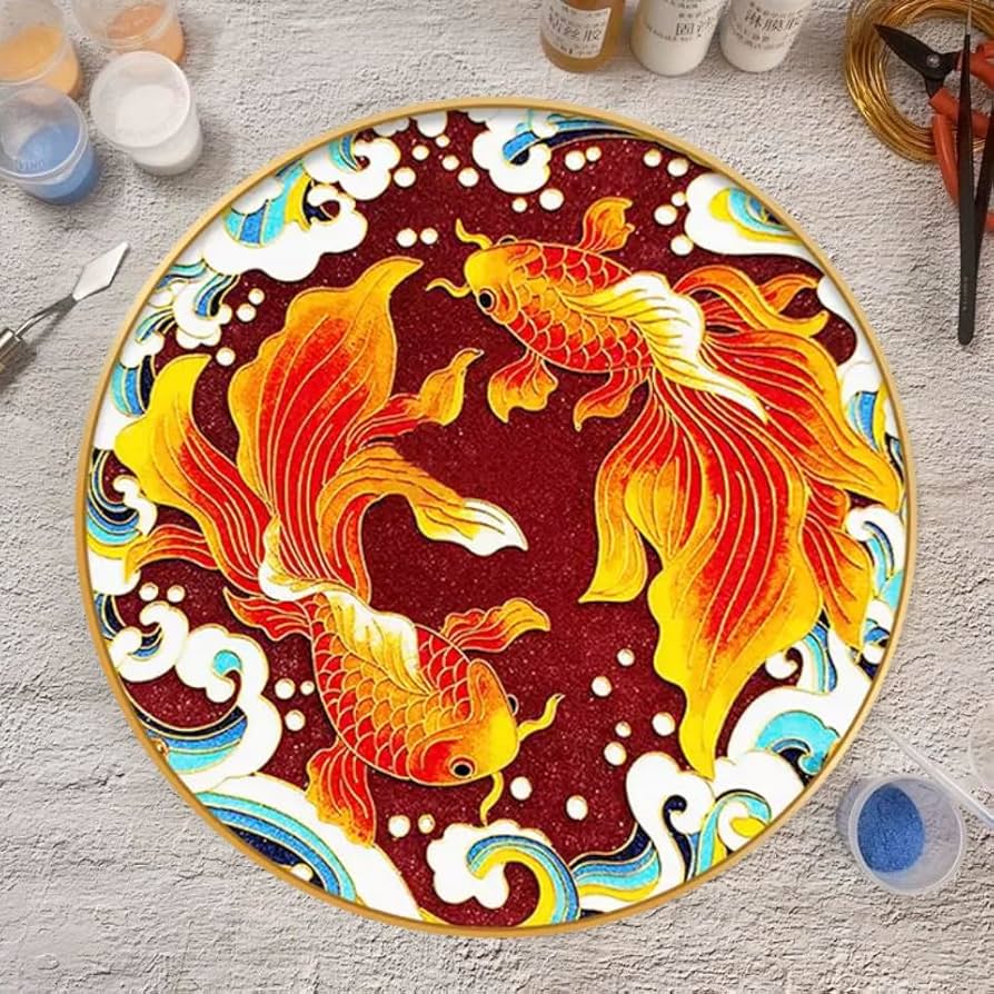 Amazon | DIY フィリグリー 七宝焼き エナメルペイント 数字キット