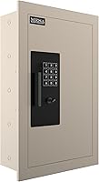 Vista 2 de Mesa Safe - Caja fuerte de pared ajustable de acero, 0.3-0.7 pies cúbicos