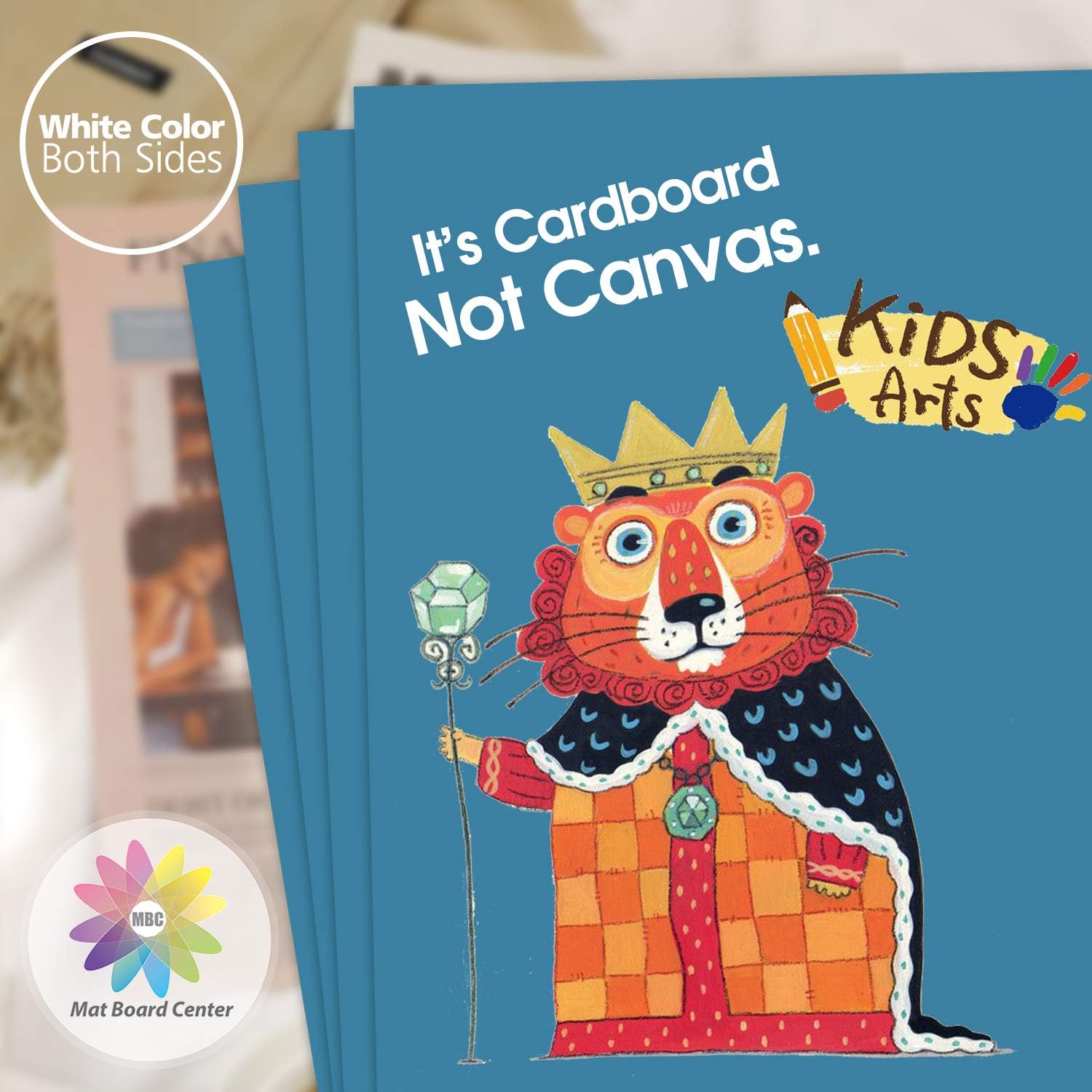 Mat Board Center, Royal Blue Color Uncut Mats - Full Sheet - for Art, Prints, Photos, Prints and More, 10 Pack, 11x14 : Electronics