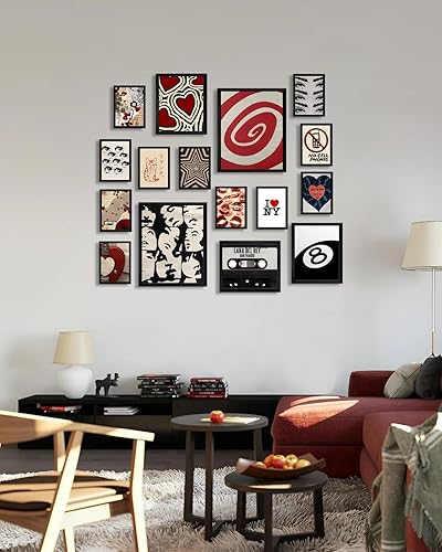 Miniatura 5 de ASTRDECOR Downtown Girl - Juego de 16 pósteres Y2K para decoración de dormitorio, impresiones artísticas de pared de chicas del centro, imágenes