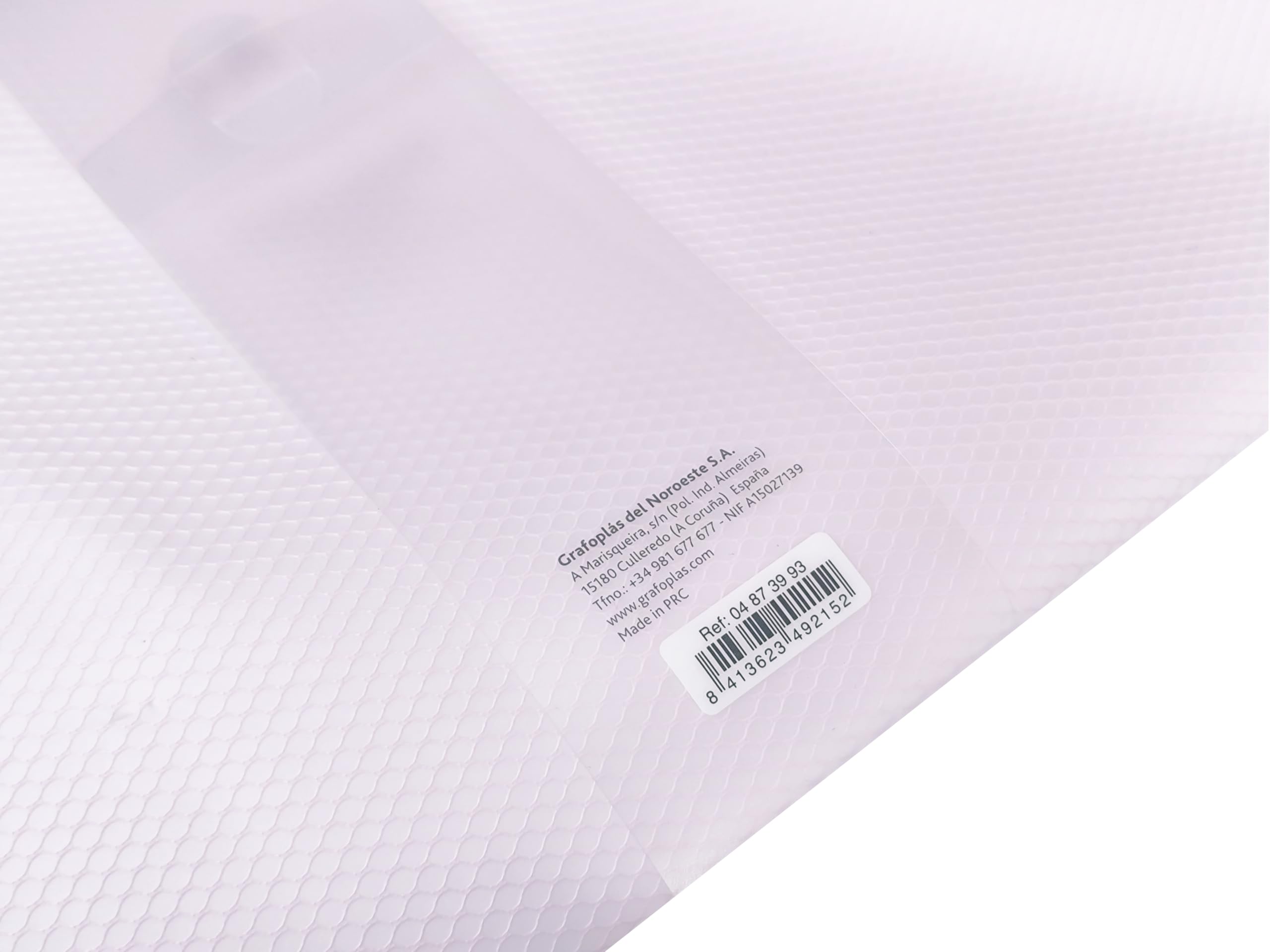 Borsa con cerniera EVA Soft A4 rosa pastello, tocco morbido, in gomma EVA trasparente per documenti, cellulari, tablet