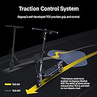 Vista 6 de Scooter eléctrico Segway Ninebot Serie MAX para adultos, 22-28 MPH, hasta 50 millas de alcance, suspensión doble, certificado UL-2272 2271 (G2G3)