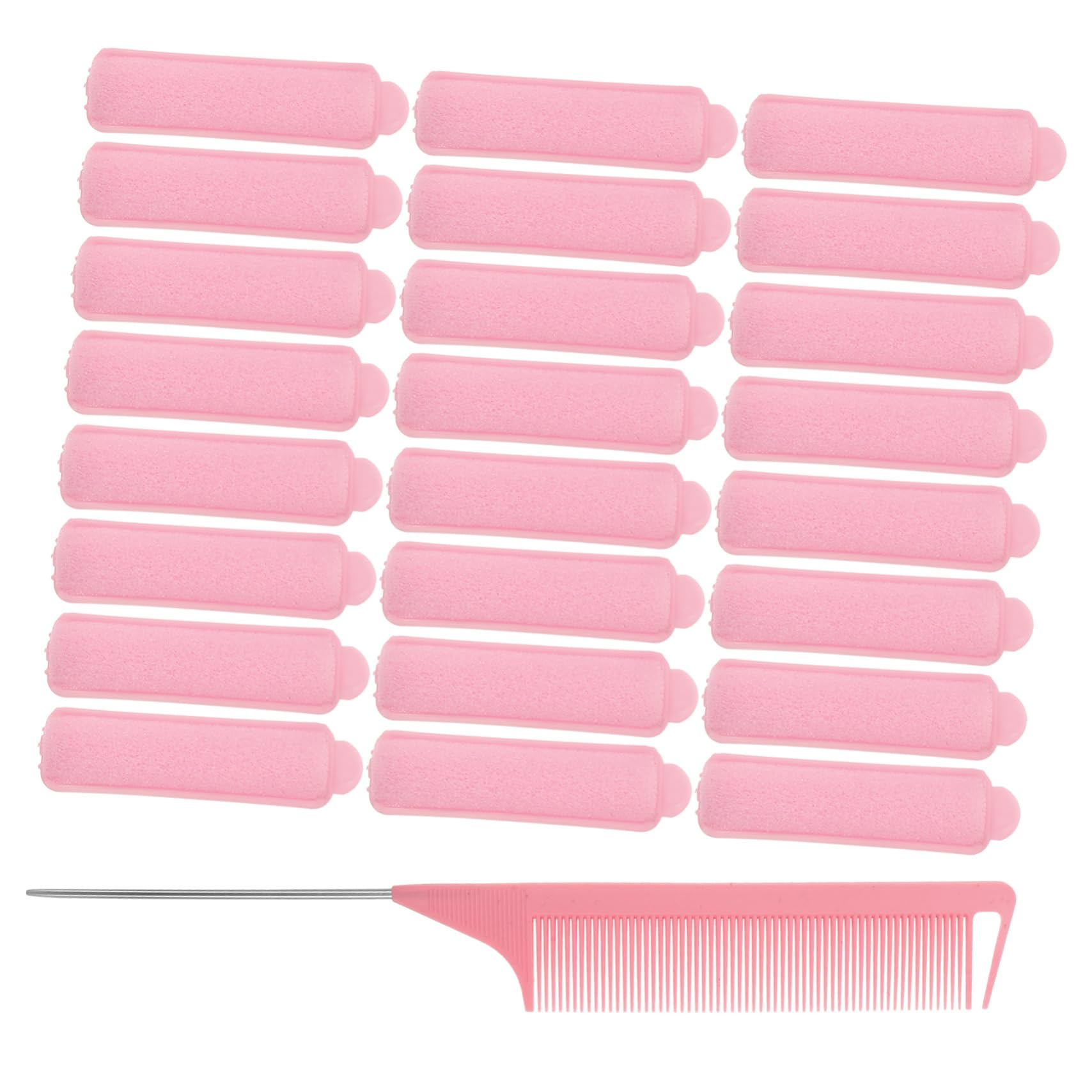 TOVINANNA 1 Set Soft Hair Rollers Set Curlers Includes Ponytail Comb Versatile Sponge Curlers for Home Professional Use for Effortless Styling