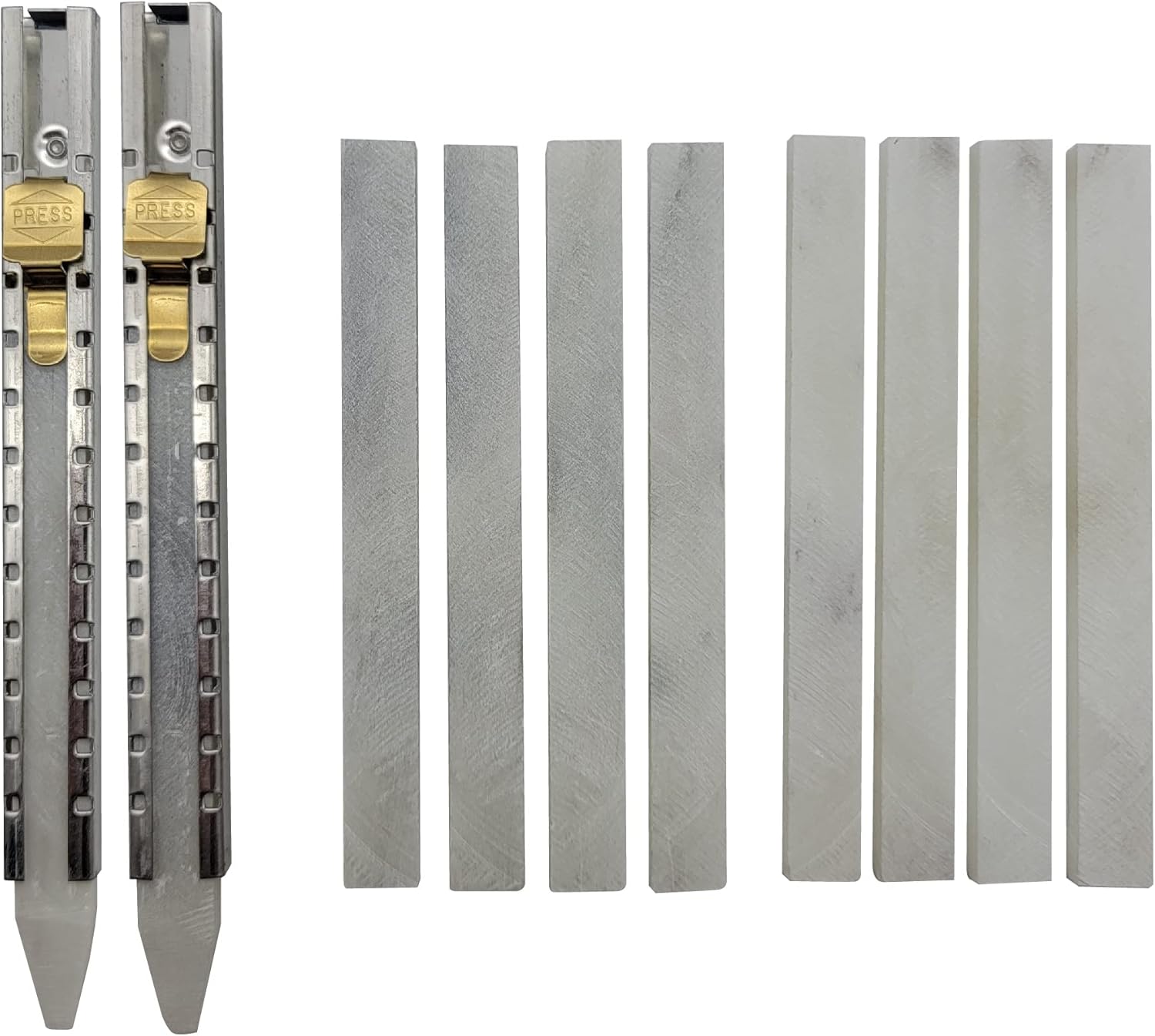 TrueArc Flat Soapstone Holder with White Soapstone Refills