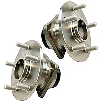 Vista 694 de TRQ Juego de 2 rodamientos de rueda trasera y conjunto de cubo con sensor ABS compatible con Ford Transit Connect 2014-2018