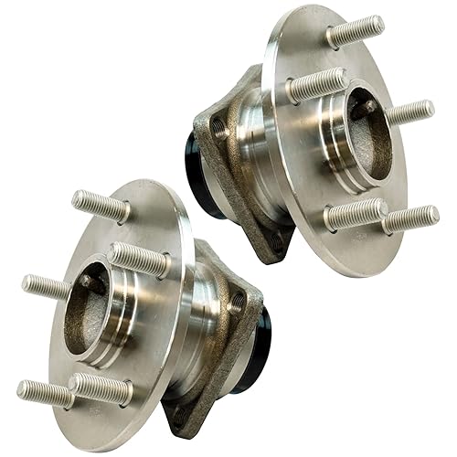 Vista 694 de TRQ Juego de 2 rodamientos de rueda trasera y conjunto de cubo con sensor ABS compatible con Ford Transit Connect 2014-2018