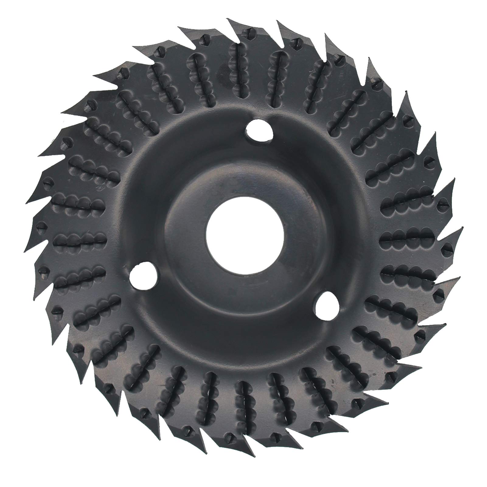 Disco per Intaglio del Legno, 1 Pezzo Dischi Lamellari 28 Denti 4 1/2 per Smerigliatrice Angolare Accessori per Smerigliatrice Angolare con Mola per Legno 28 Denti per