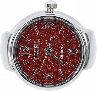 Anéis Antigos Para Mulheres Relógio De Dedo Masculino Feminino Anel De Dedo Redondo Relógio Analógico De Quartzo Relógio Digital Para Mulheres