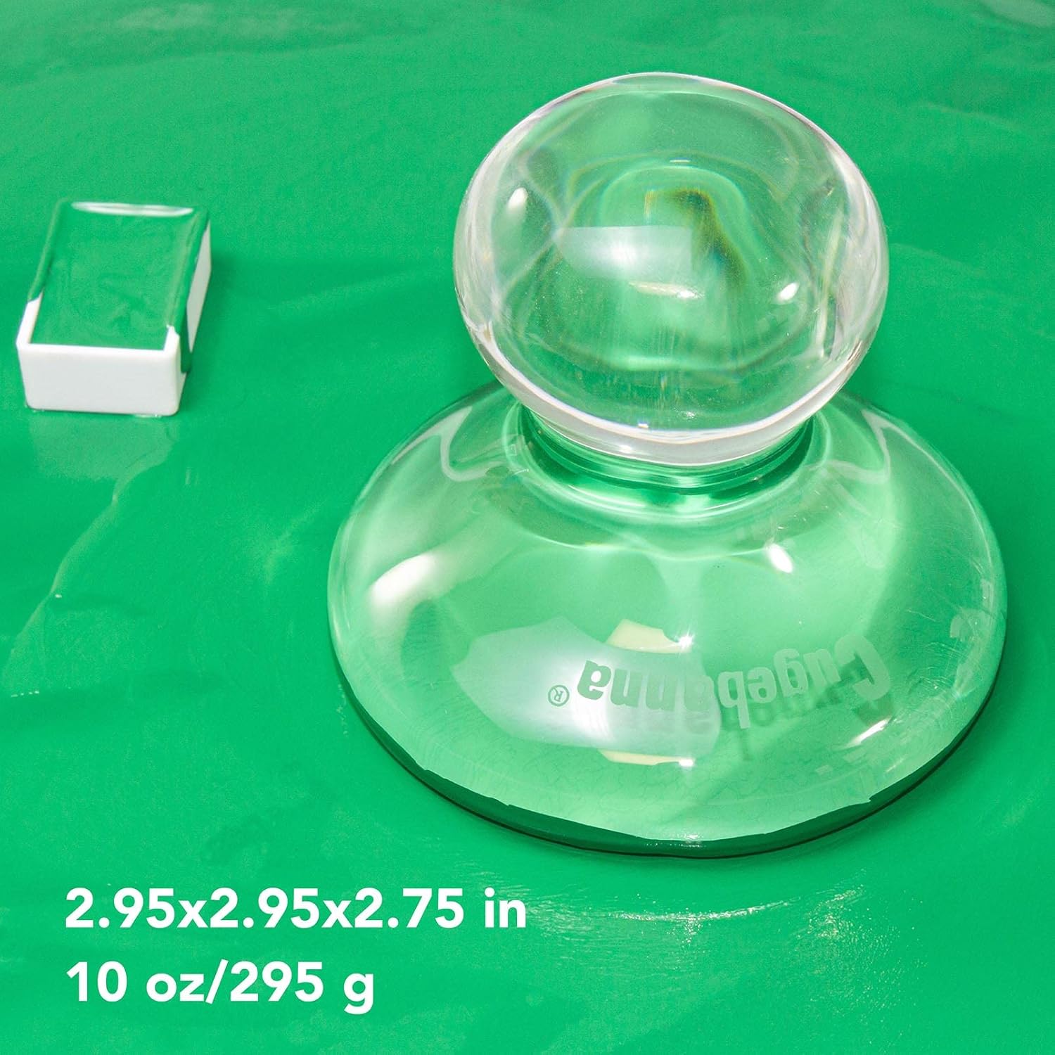 Paint Muller(2.95 in),Glass Muller for Making Paint,Homemade Paint Tools,Apparatus for Watercolor,Oil,Tempera