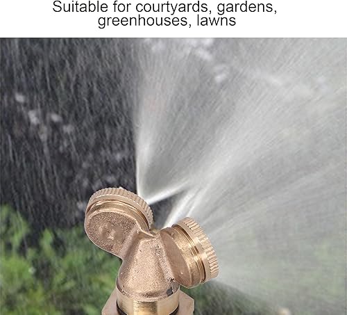 Miniatura 3 de Boquillas de nebulización de latón, 3 boquillas de pulverización con filtro, boquilla de niebla de riego de jardín, rociador para paisajismo,