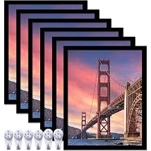 16x20 Picture Frames Black, Set of 6 for Gallery Wall Display