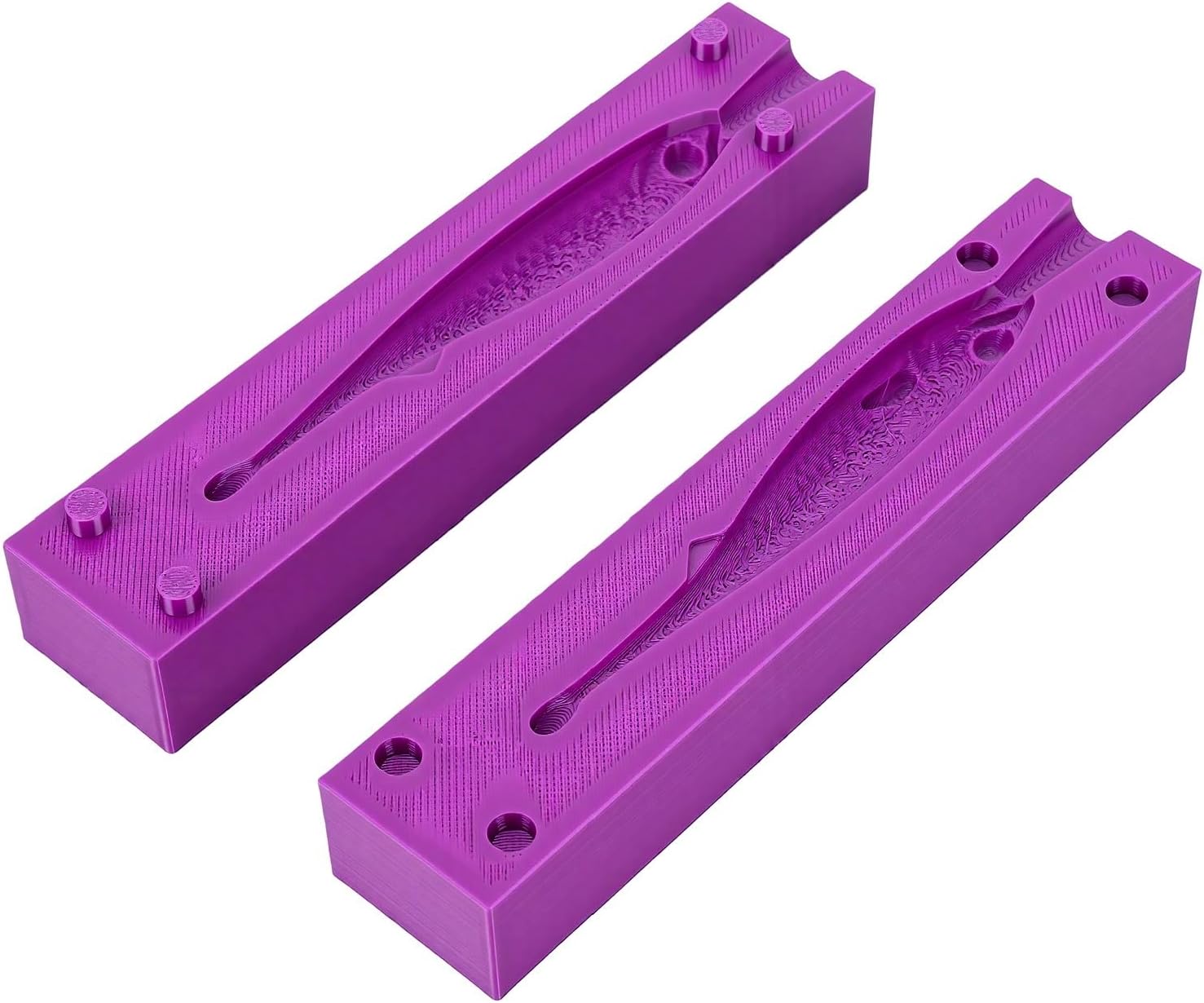 Soft Lure Mold 2 Part for DIY Bait Making, 4.92 x 1.06 x 1.42 in Reusable image 5