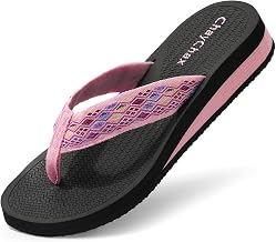 ChayChax Women's Flip Flops Wedge Beach Sandals Lightweight Summer Slippers Outdoor Non-Slip