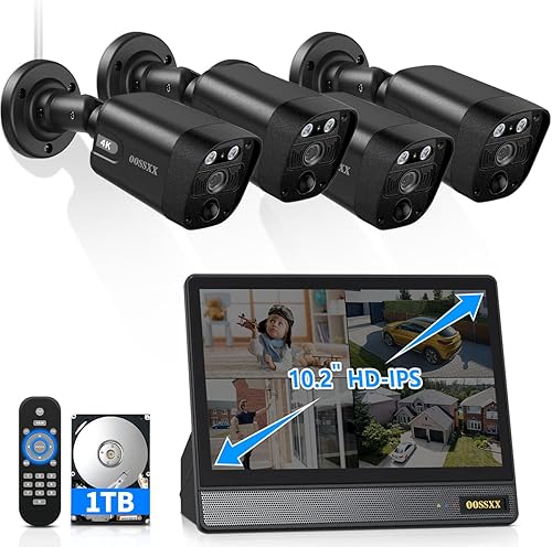 Miniatura 10 de 4K/8.0 megapíxeles y 130 ° ultra gran angular de 2 vías de audio PoE al aire libre Sistema de cámara de seguridad para el hogar con cable Sistema de