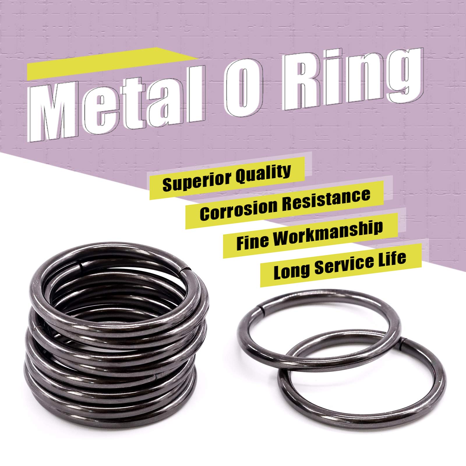 20 Anelli In Metallo Multiuso - Diametro 30mm, Per Cinture, Guinzagli E Fai Da Te - Foto 12