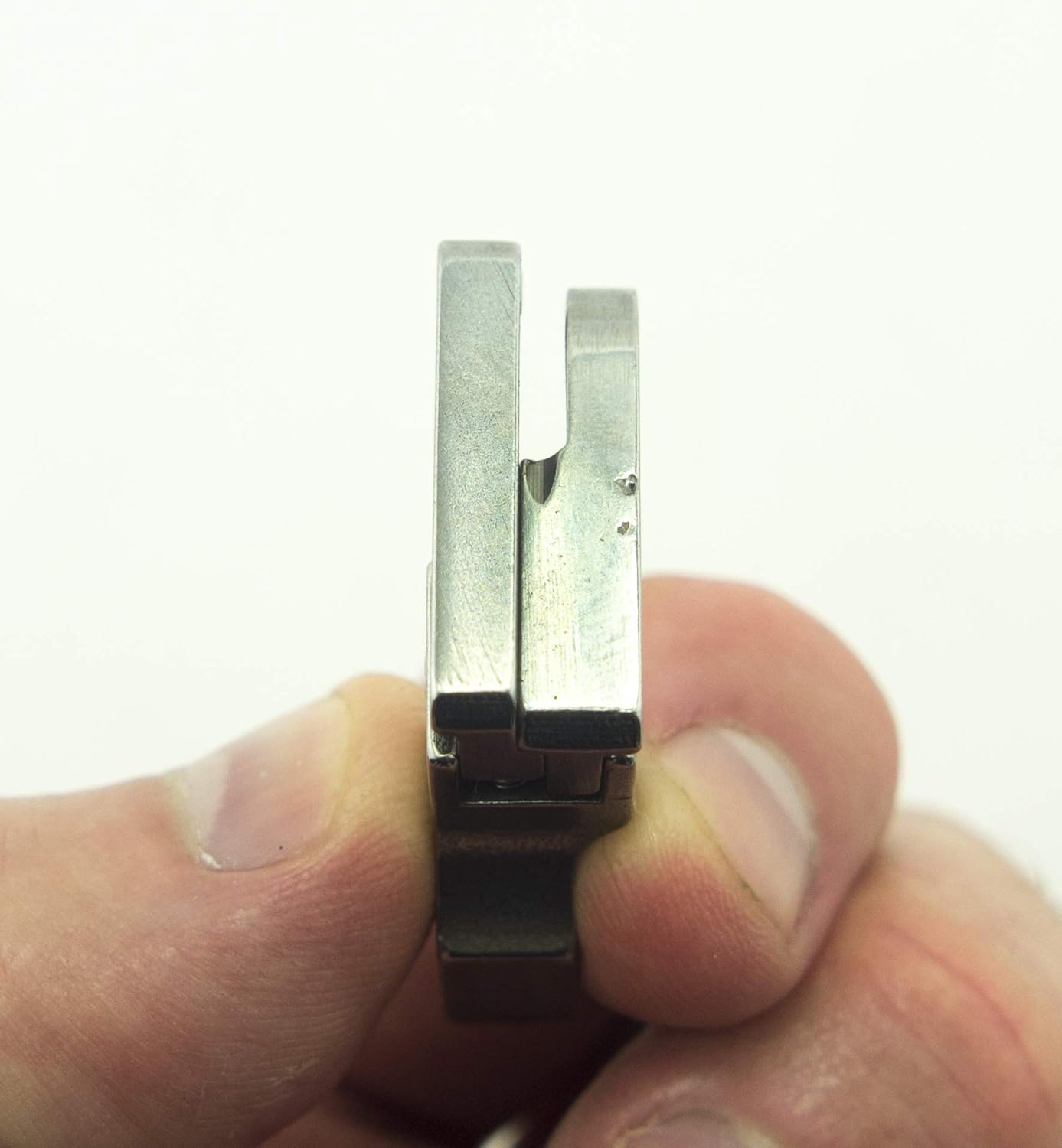 HAND® L1/16N Left Side Industrial Sewing Machine Step Foot for Pin Hem, Cover Stitch, Top Stitch, Step Stitch