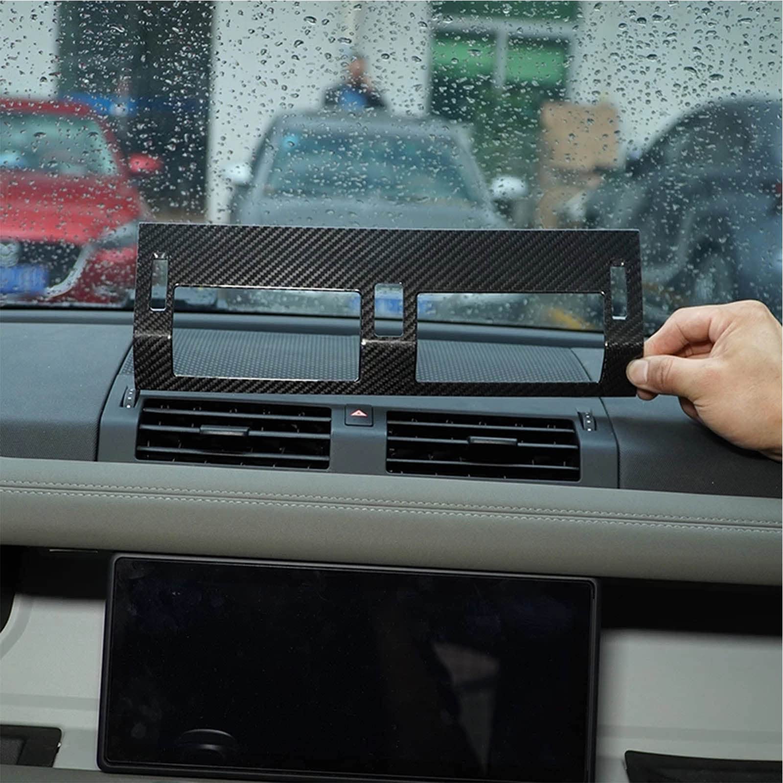 SZDFVBH Carbon Fiber Texture Car Styling is Suitable for Land Rover for Defender 110 20210 Car Centr