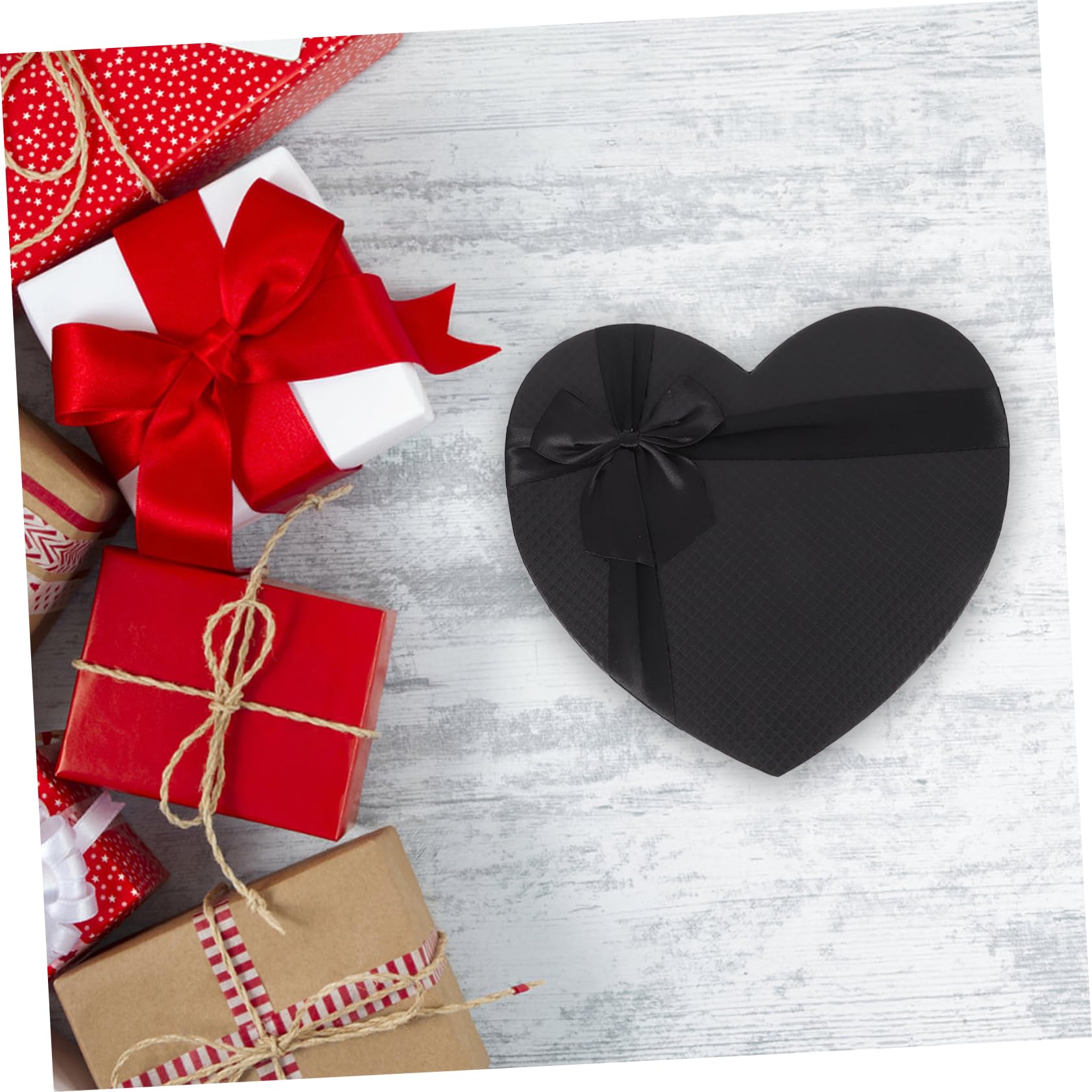Beaupretty 3 Stück Herzförmige Geschenkverpackung für Valentinstag Teiliges für Dekoration für Besondere Anlässe Design für Unvergessliche