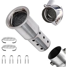 Exhaust Baffle DB Killer 60mm/2.36inch,Universal Exhaust Silencer Insert Noise Reduction Only for Motorcycle ATV UTV Go Kart E-60mm
