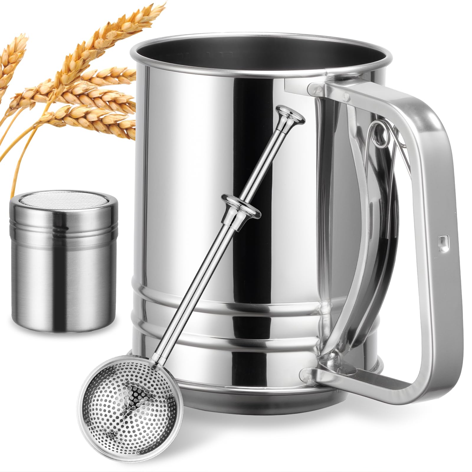 Amazon.com: Flour Sifter, Sifter for Baking with Flour and