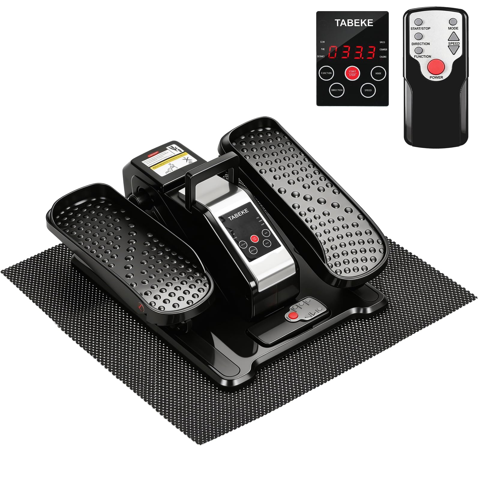 Photo 1 of TABEKE Under Desk Elliptical Machine, Black