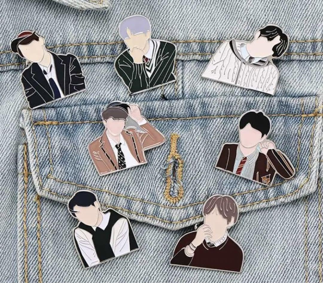 bts ピンバッジ】防弾少年団(BTS) - BTS ジョングク ピンバッジ②の